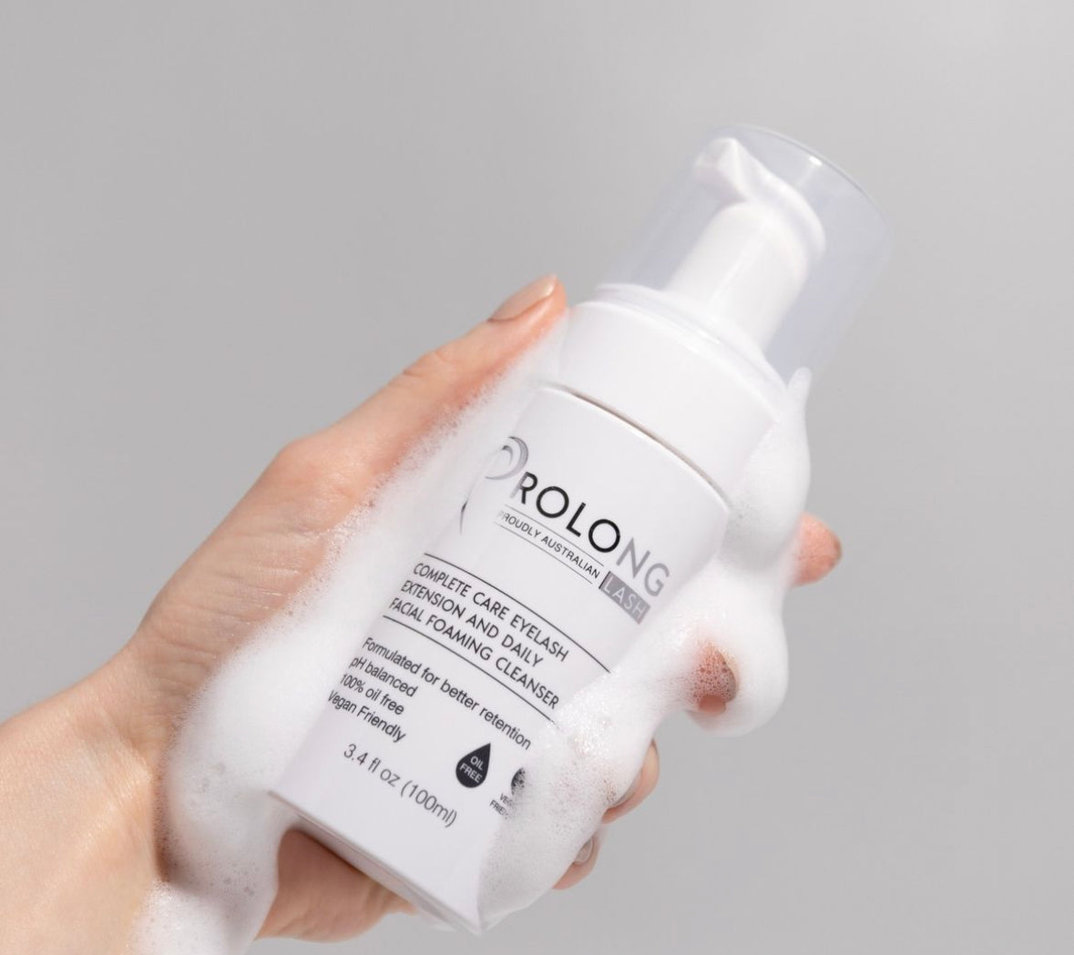 Eyelash Extension Foaming Cleanser Pump 3.4 fl oz / 100 ml