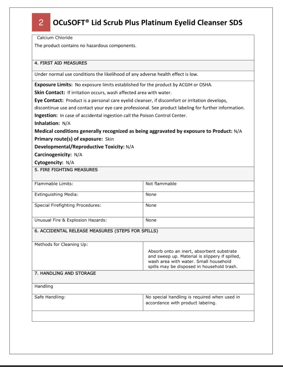 Ocusoft Lid Scrub Plus Platinum Foam 50 Ml