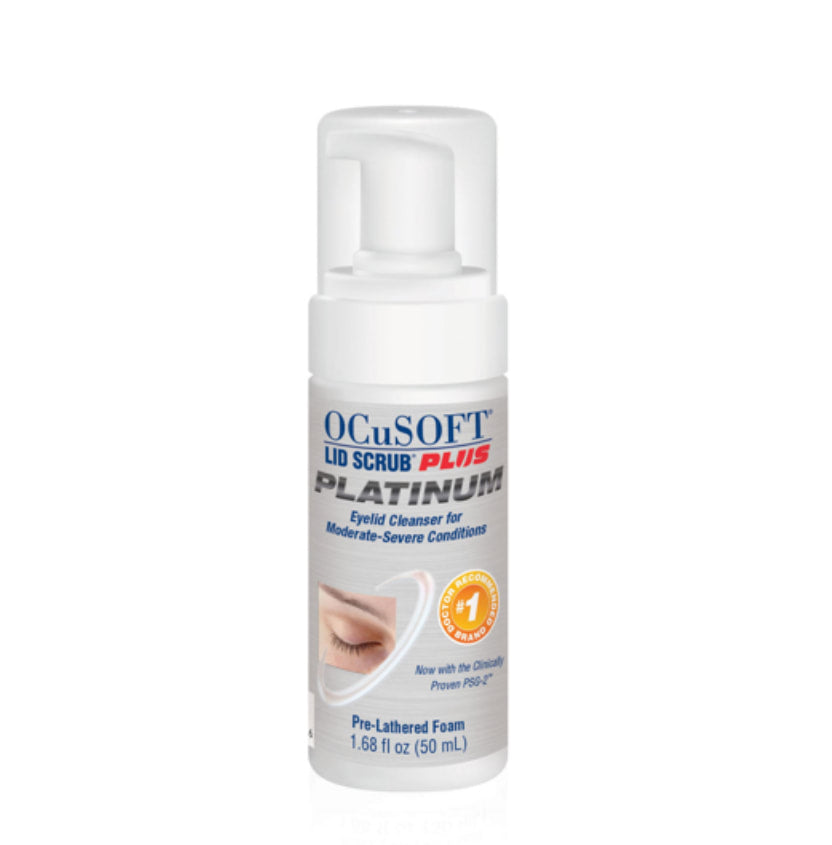 Ocusoft Lid Scrub Plus Platinum Foam 50 Ml
