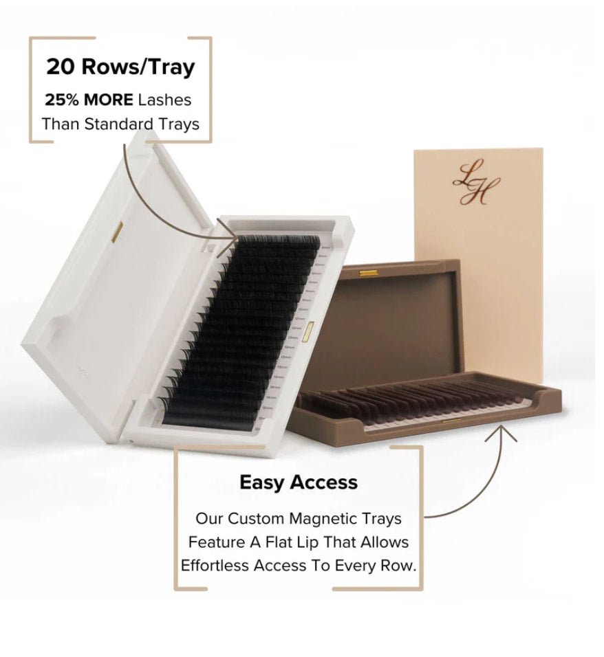 Brown Everything Lashes .03mm (20 Rows/Tray)