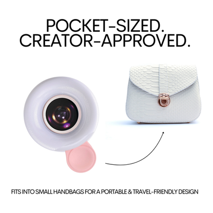 CosmoGlo Mini Ring Light Macro Lens